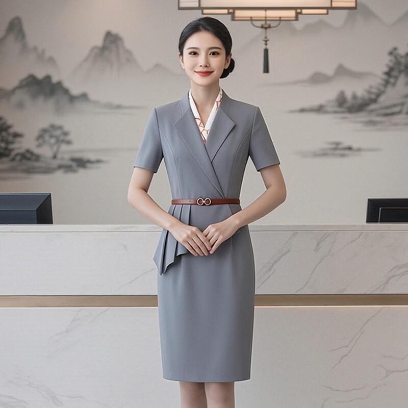 Women s Professional OL Uniform Dress 3XL