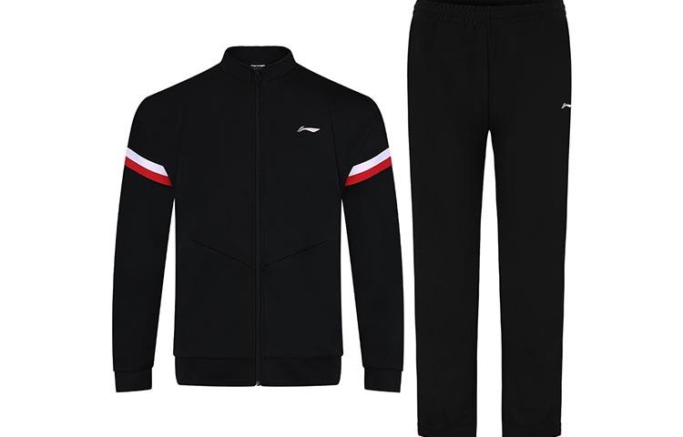Li Ning Badminton Collection Sweatshirt Set Men s Black AWES001-3 M