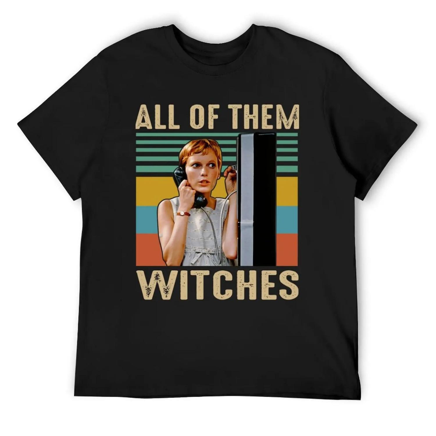 All of Them Witches T-Shirt valentines boutique clothes custom t shirt Funny t-shirts cotton t shirt men S