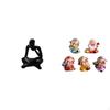 Abstract Wealthy Thinker God of Fortune Statue Decoration for Tabletop Living Room Shelf Office