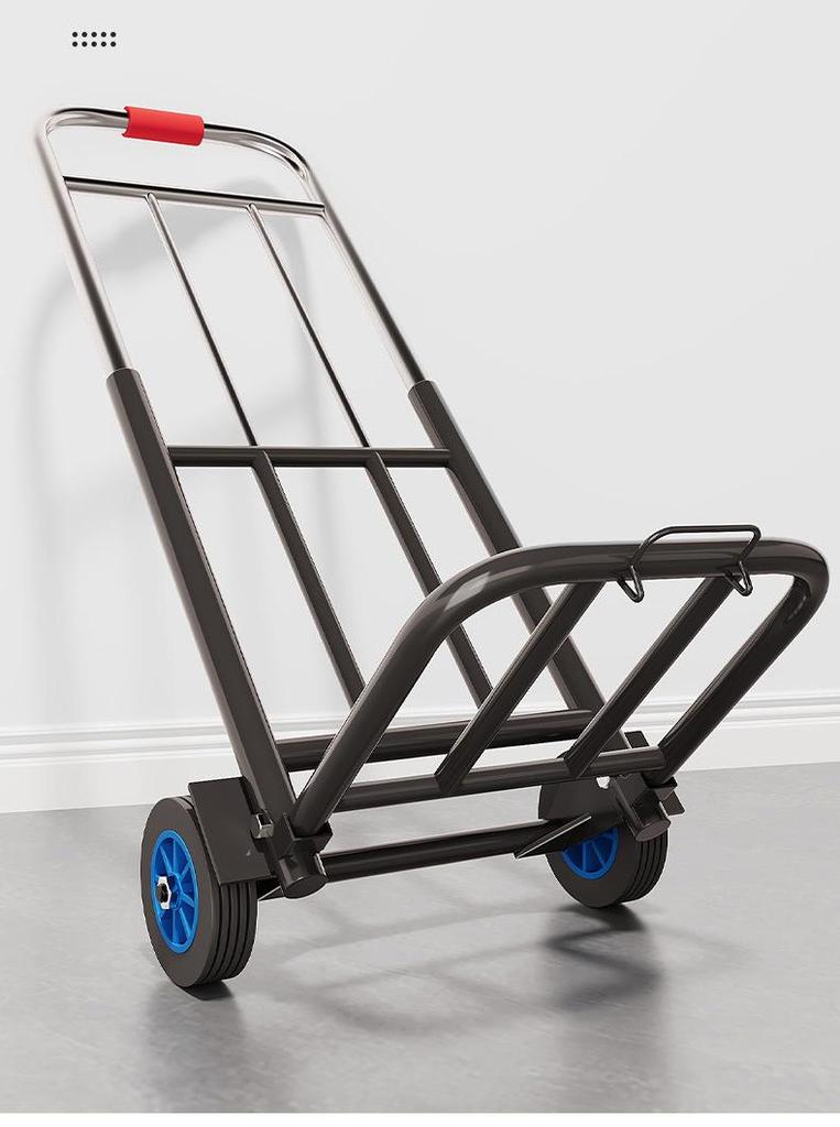 Foldable Hand Cart Trolley for Groceries, Luggage, and Express Delivery