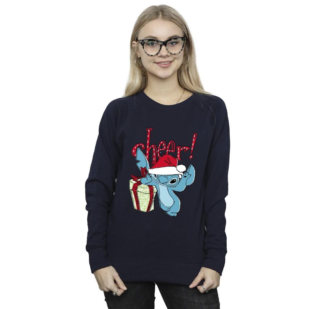 Disney Womens/Ladies Lilo And Stitch Cheer Sweatshirt