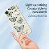 For iPhone 17 Air Case Green Butterfly Pattern Printing Straight Edge TPU Phone Back Cover