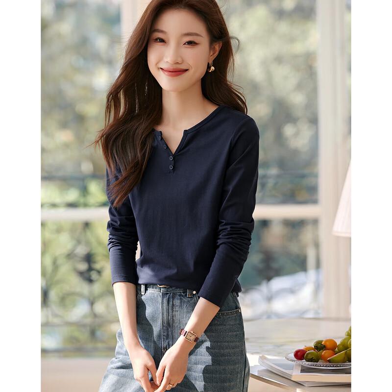 MOHAN YIMEI Women's Casual Long-Sleeve Knit Top