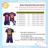Barcelona Nr.11 Raphinha Kids Sport Set - Includes Jersey, Shorts and Socks, Blue/Red