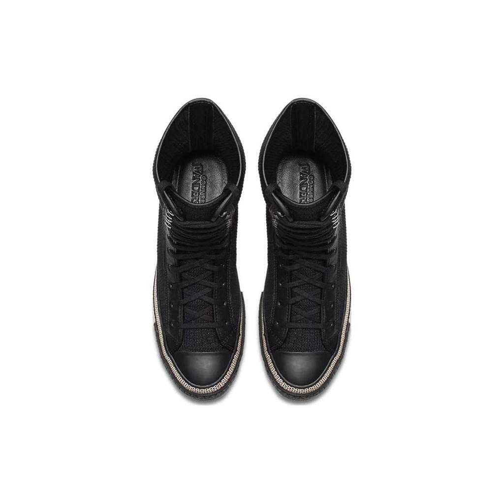 Converse JW X  Chuck Taylor All Star 1970s Trendy Comfortable High Top Canvas Shoes Unisex Sneakers Black 160794C