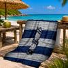 Birmingham Football Club Beach Towel Microfiber Beach Towel, Lightweight and Quick-Dry, for Summer Travel, Swimming Pool Fan Birthday Gift