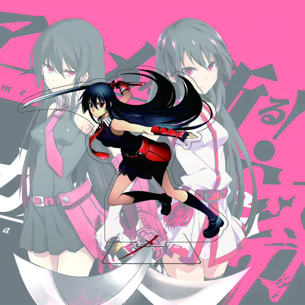 Anime Akame ga KILL 15cm Acrylic Stand Model Cosplay Characters Ornament Accessories Goods Collection Gifts