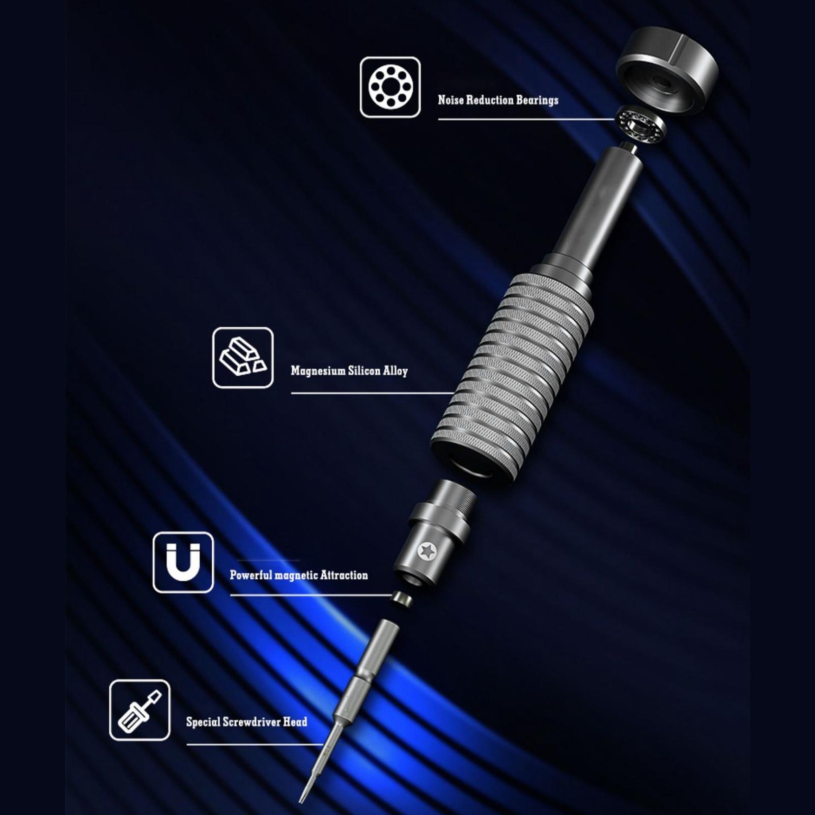 

Точная отвертка Сильная магнитная Пенталоб 0.8 Сплав Mg Si и Хромованадиевая сталь