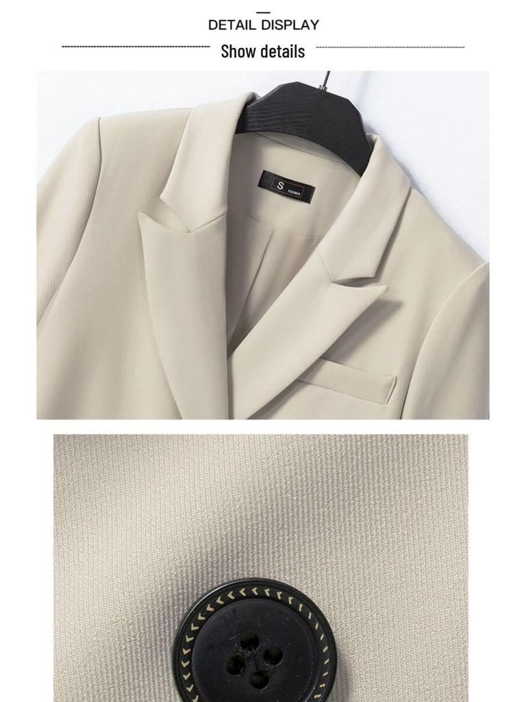 Women's 2025 Formal & Casual Suit Set with Padded Jacket for Spring-Autumn