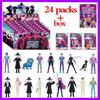 24 pieces/set Kpop Devil Hunter Blind Box Action Derpys Tiger Rumi Mira Zoey Sussy Doll Fan Gift Birthday and Christmas gifts