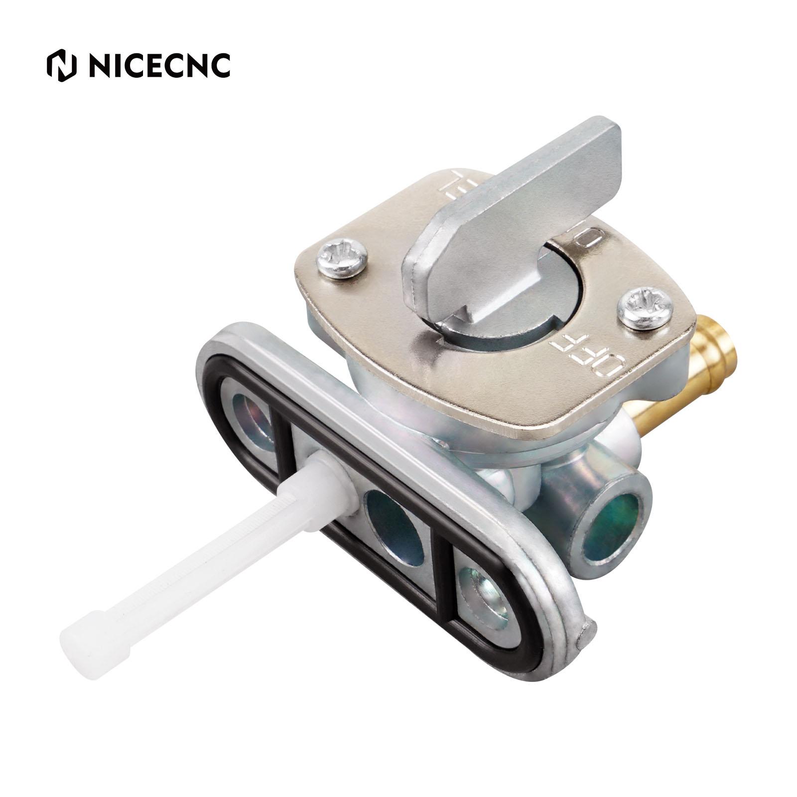 NICECNC For Yamaha YZ125 1989-2024 YZ250 1993-2024 YZ 125 YZ 250 2023 2022 2020 Motorcycle Fuel Gas Valve Petcock Valve Switch серебряный