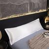 2pcs Summer Ice Silk Waterproof Long Pillowcase Couple Long Pillow Cover Inner Pillow Case The pillow core is only displayed