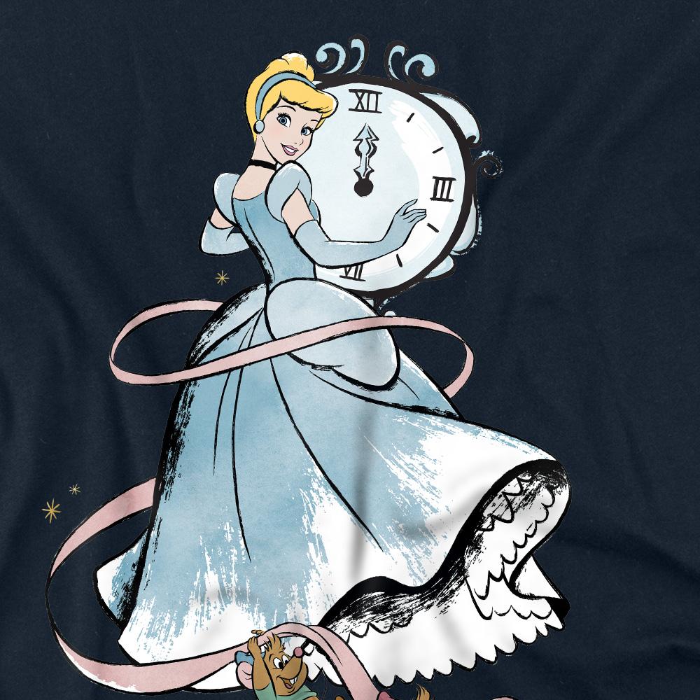 Cinderella Unisex Adult Clock Strikes Twelve Jaq And Gus T-Shirt