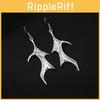 Vintage Skull Animal Shape Earrings For Women Dark Gothic Halloween Accessory
