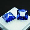 19.60 Ct Natural Blue Sapphire Certified Square Cut Gemstone Jewelry Making