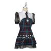 Vestido de Cosplay da Frankie Stein de Monster High Com Material Macio de Nylon Para Role Play de Anime