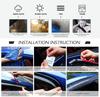4 Pcs Window Visor Vent Rain Guards Universal Car Acrylic Fender Vents Protector Cover Strips For 2018 2025 Toyota Camry 8th
