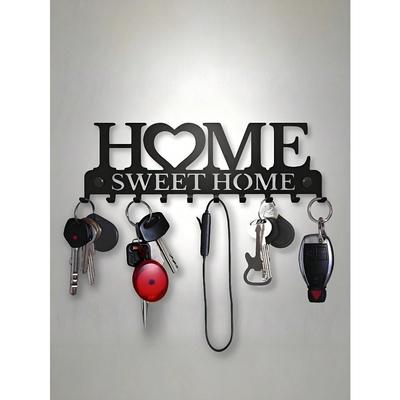 Vintage Metal Wall Mounted Key Holder for Home Entryway Kitchen Workplace