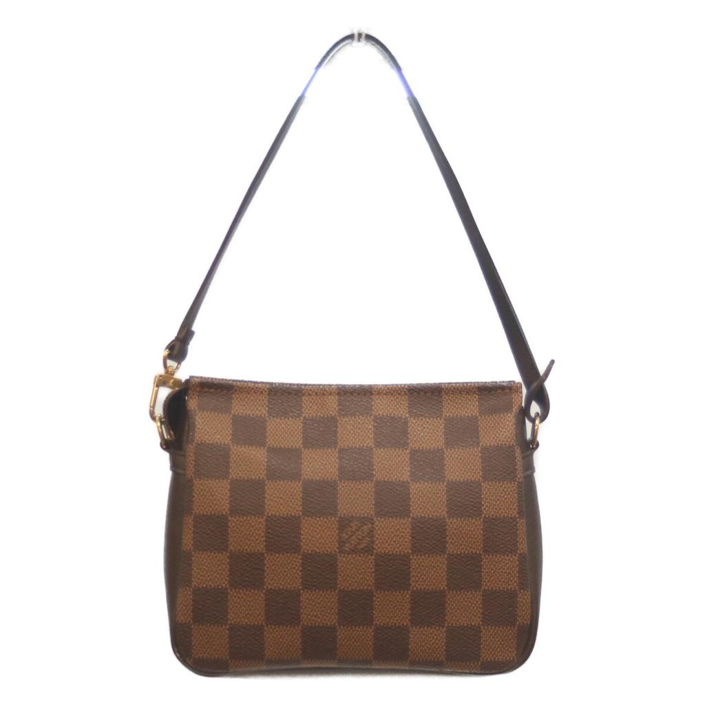 LOUIS VUITTON 2000 N51982 Damier Truth Makeup Handbag BrownUsed