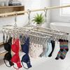20/30 Clips Socks Drying Rack Stainless Steel Underwear Socks Holder Sock Laundry Airer  Balcony