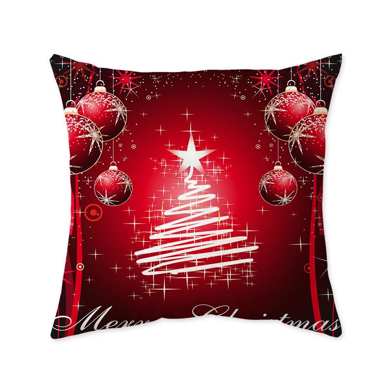 Christmas Festival Cushion Cover - Stylish Pillowcase for Bedroom, Living Room, or Sofa Decoration