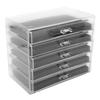 5 Layer Jewelry Drawer Storage Box Case Transparent Acrylic Desktop Cosmetic Makeup Drawer Storage Cabinet