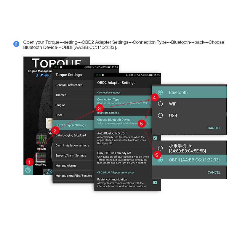 ELM327 V1.5 OBD2 Scanner PIC18F25K80 BT/Wifi ELM 327 OBD Auto Diagnostisch Hulpmiddel Voor Android/IOS PK vgate Icar2 Code Reader