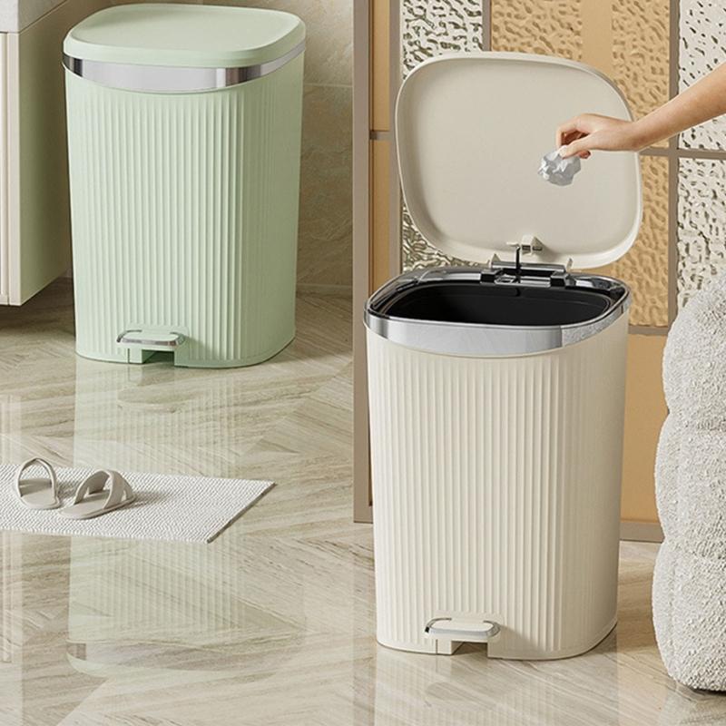 Pedal Waste Can for Effortlessly Refuse Handling, Step Trash Can for Busy Homemakers and Professional Garbage Bin