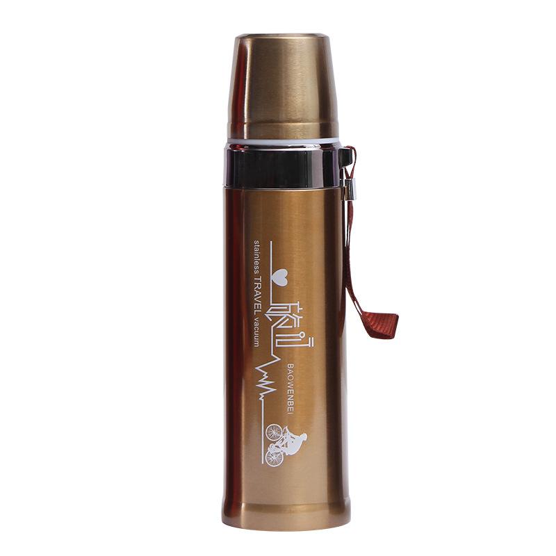 Große Kapazität Iron Bullet Thermos Becher Outdoor Portable Sling Sport Wasserkocher Auto Portable Reiten Reise Topf