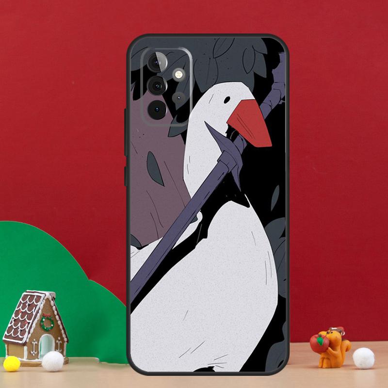 Cartoon Funny Goose Case For Samsung Galaxy A54 A06 A16 A26 A36 A56 A53 A32 A52 A33 A13 A55 A35 A15 A14 A34 A17