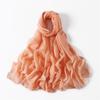 New Cotton Linen Scarf For Women Girls Students Autumn Classic Solid Color Scarves Retro Soft Foulard Viscose Female Wrap Shawls
