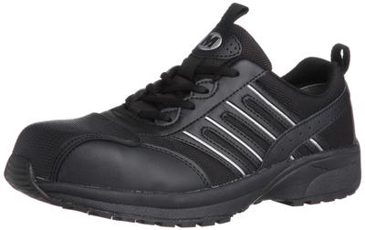 Chaussures de sécurité ultra-légères Work Plus, baskets professionnelles certifiées JSAA, légères SL601 CAP, noires, cm [Midori Anzen] 25.0