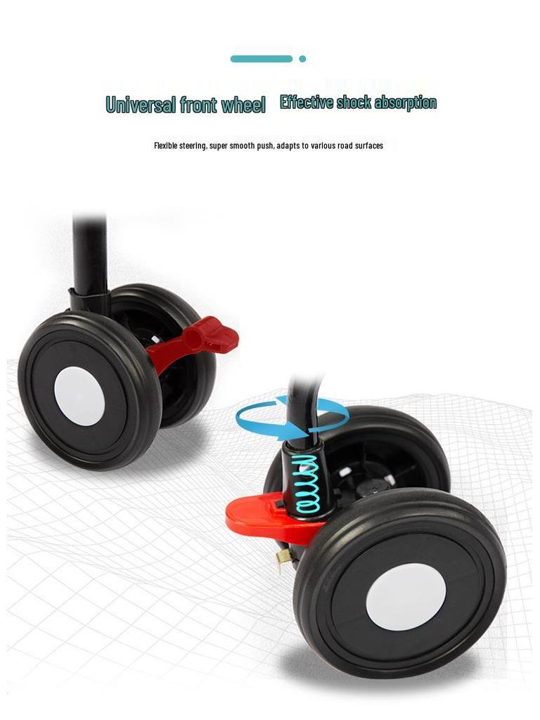 Lightweight Foldable Baby Stroller for Sitting or Lying