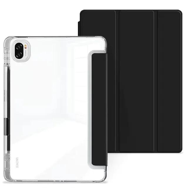 

Чехол для планшета MiPad 5 11 дюймов с отделением для ручки, подставка для сна, пробуждения, мягкая обложка, прозрачный защитный чехол MiPad 5 11 inch чёрный