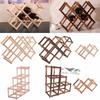 Wooden Red Wine Rack 3/6/10 Bottle Mount Kitchen Holders Exhibition Organizer Barware