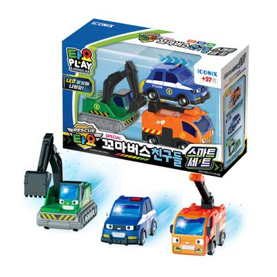 Smart Tayo Spezial-Miniauto-Set, 3-teilig, koreanisches Spielzeug