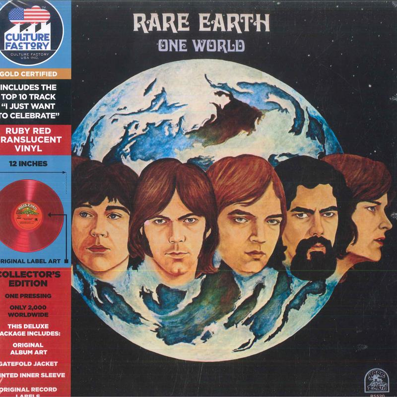

LP Record RARE EARTH - One World CFU01201 Culture Factory 2021 US Rock