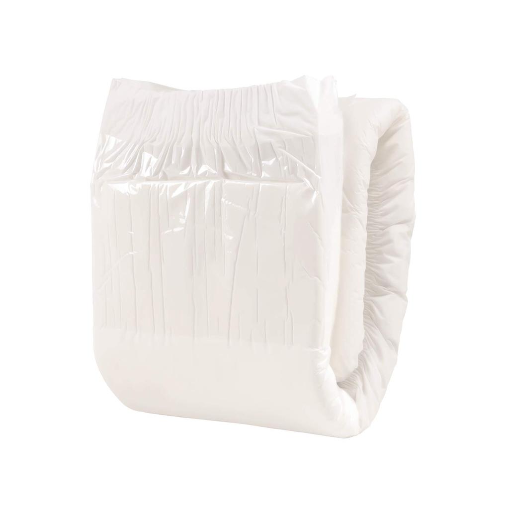 LittleForBig Adult Solid Thick Diaper Pure White Diapers, Pants, Color, Pants, 2-Pack [XL],