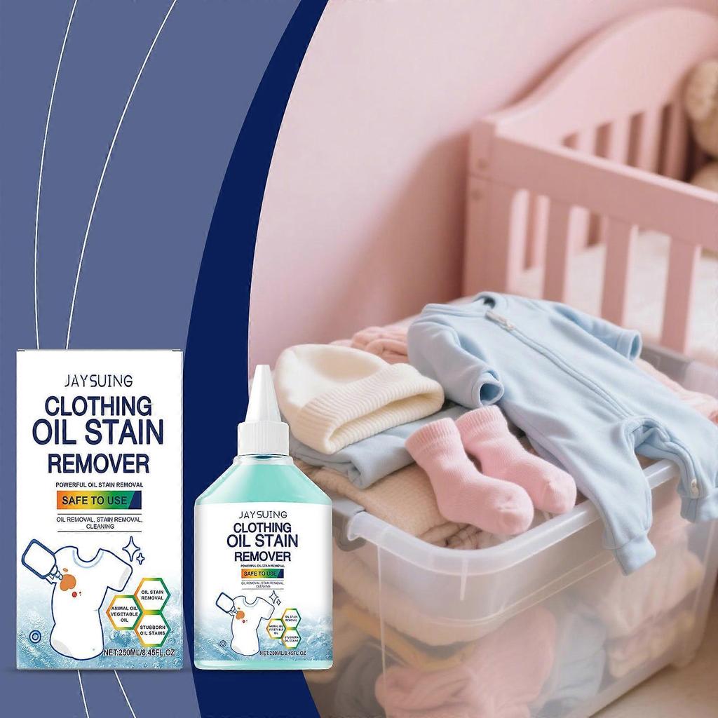 Removedor de Manchas de Aceite para Ropa, Potente Eliminación de Manchas de Aceite, Suave Removedor de Manchas para Ropa, Limpiador de Manchas Difíciles para Camisas Blancas, Removedor de Aceite para Prendas