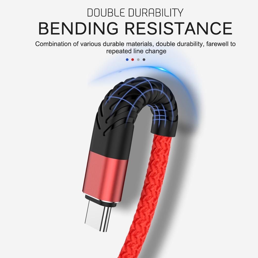 20 cm 1 m 2 m 3 m Schnellladung Typ C USB C Kabel Für ipad Samsung Huawei Xiaomi Typ-C USBC Ladegerät Origin Handy Draht Lang Kurz