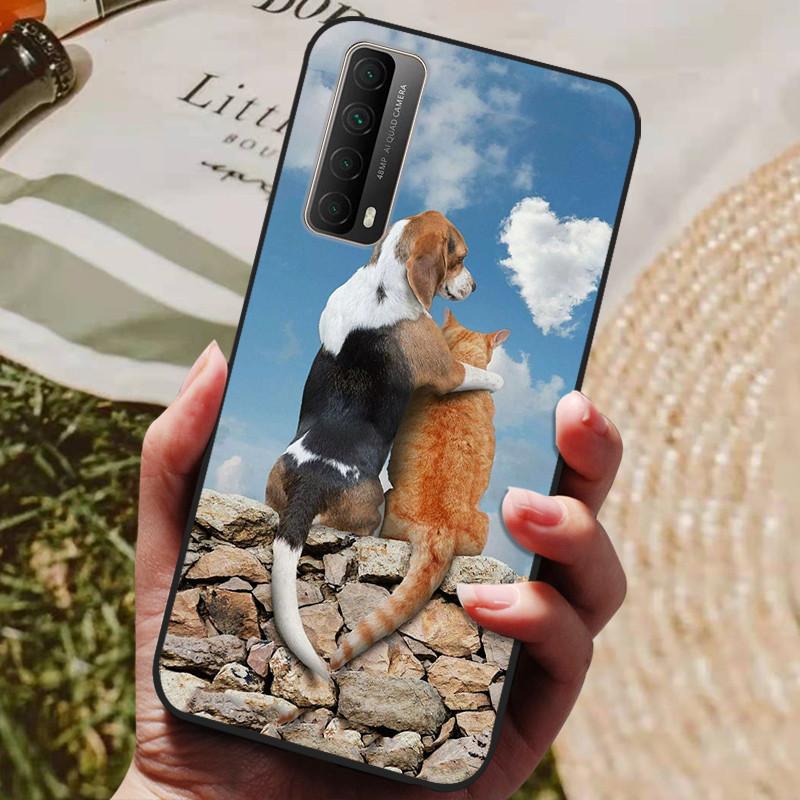 For Huawei P Smart 2021 Case Silicon Back Cover Phone Case For Huawei PSmart 2021 Soft Case P Smart 2021 6.67" Fundas bumper Bag