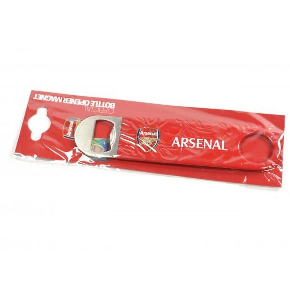 Arsenal FC Crest Stainless Steel Magnetic Bottle Opener