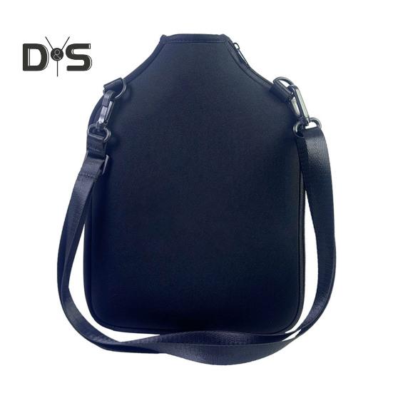 

Сумка для ракетки Pickleball для женщин Сумка для тенниса через плечо Водонепроницаемая сумка для ракетки Pickleball для аксессуаров Pickleball чёрный