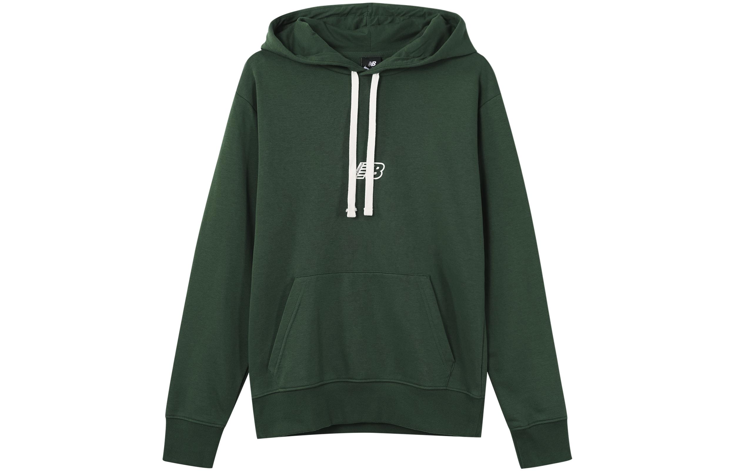 New Balance Sweatshirts Men s Green Hooded Moderate Other AMT23511-NWG S