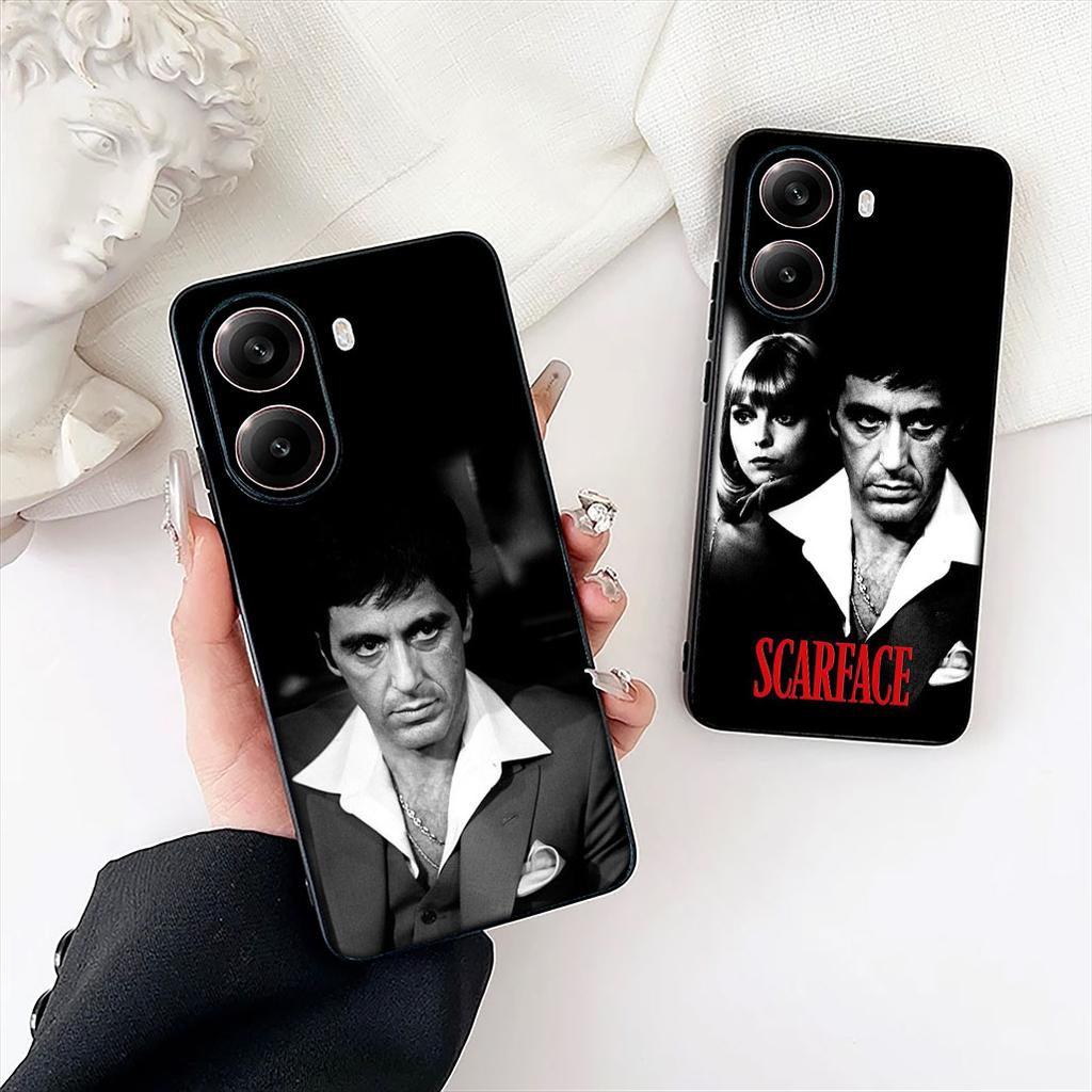 Scarfaces Al Pacinos Tony Montanas Phone Case for Xiaomi Poco C85 C65 C75 X7 X6 M6 M8 F7 F8 Ultra F6 Pro Cover Casing