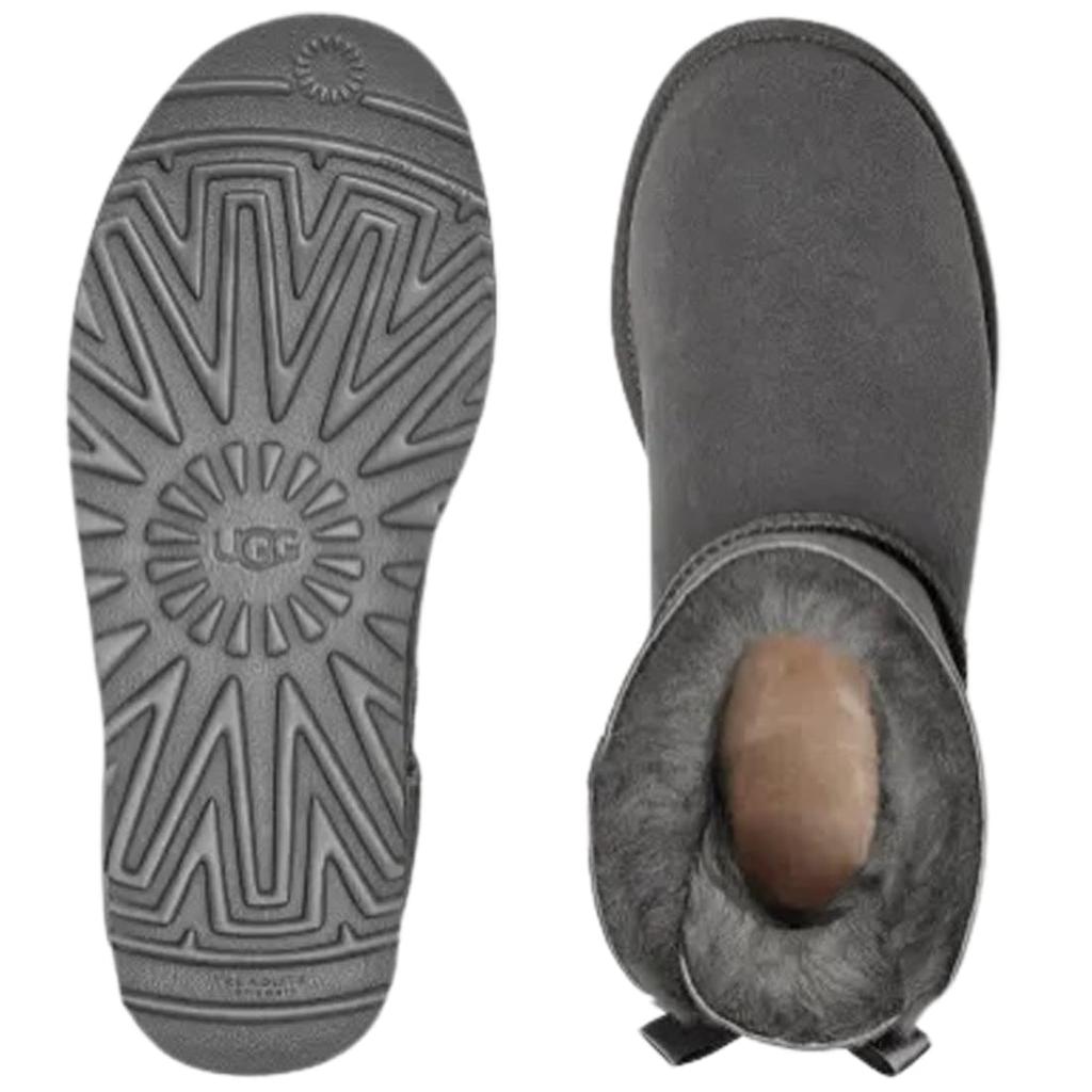 Boots Mini Bailey Bow II Ribbon MINI BAILEY BOW II 1016501 GREY US6 [UGG] Women's (23.0cm) [Used]