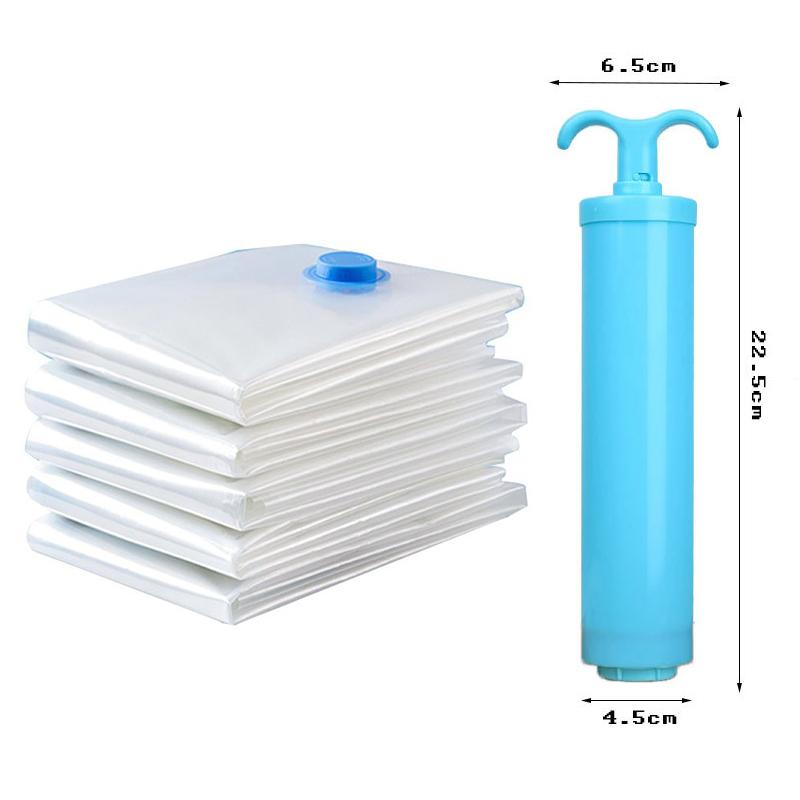 Vacuum Storage Bags Travel Reusable Organizers Vacuum Sealer Bags For Clothing Compressed With Pump