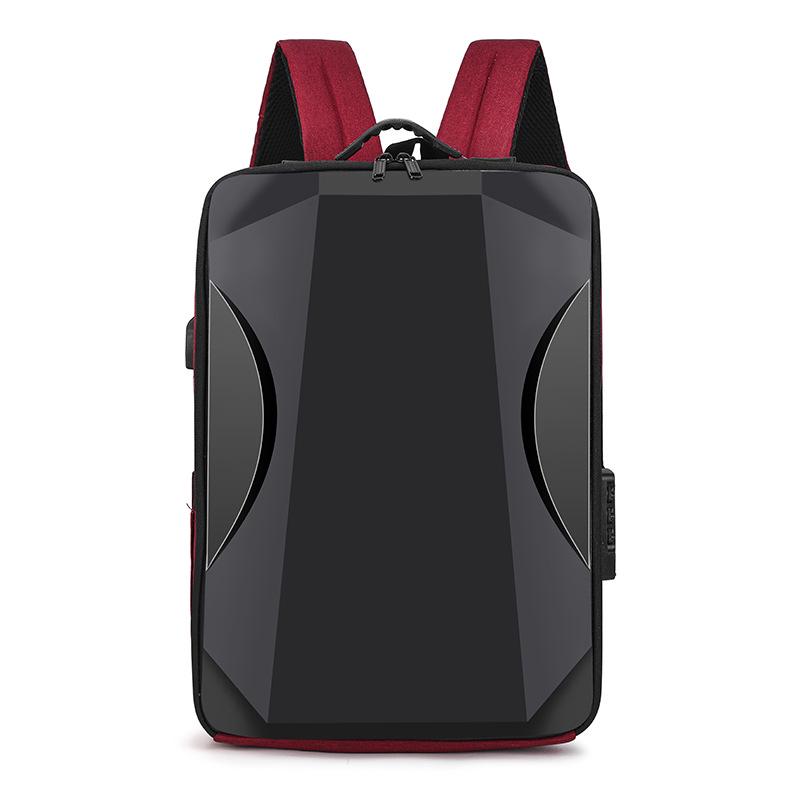 Men's Water-resistant Hard Shell Laptop Backpack for Business, Casual, or College Use