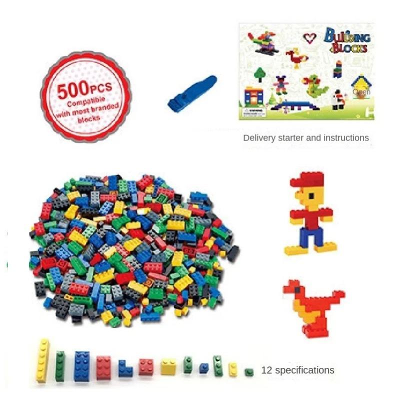 Dětské stavebnicové hračky 1000ks Kreativní vzdělávací stavebnice Hromadné DIY stavebnice Montessori hračka malých granulí